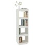 Regal/Raumteiler aus weißem Kiefernholz, 40 x 35 x 135 cm von vidaXL, Bücherregale und Regale - Ref: Foro24-810850, Preis: 55...