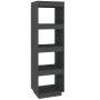 Gray pine wood shelf/space divider 40x35x135 cm by vidaXL, Bookcases and shelves - Ref: Foro24-810851, Price: 47,86 €, Discou...