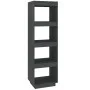Gray pine wood shelf/space divider 40x35x135 cm by vidaXL, Bookcases and shelves - Ref: Foro24-810851, Price: 47,86 €, Discou...