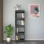 Gray pine wood shelf/space divider 40x35x135 cm by vidaXL, Bookcases and shelves - Ref: Foro24-810851, Price: 47,86 €, Discou...