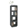 Gray pine wood shelf/space divider 40x35x135 cm by vidaXL, Bookcases and shelves - Ref: Foro24-810851, Price: 47,86 €, Discou...