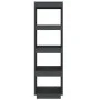 Gray pine wood shelf/space divider 40x35x135 cm by vidaXL, Bookcases and shelves - Ref: Foro24-810851, Price: 47,86 €, Discou...