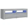 TV-Schrank mit LED-Leuchten Sonomagrau 120x35x40 cm von vidaXL, TV-Möbel - Ref: Foro24-815685, Preis: 88,77 €, Rabatt: %
