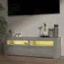 TV-Schrank mit LED-Leuchten Sonomagrau 120x35x40 cm von vidaXL, TV-Möbel - Ref: Foro24-815685, Preis: 88,77 €, Rabatt: %