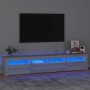TV-Schrank mit LED-Leuchten Sonomagrau 210x35x40 cm von vidaXL, TV-Möbel - Ref: Foro24-3152736, Preis: 143,55 €, Rabatt: %