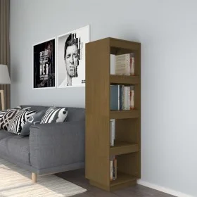 Honey brown pine shelf/space divider 40x35x135 cm by vidaXL, Bookcases and shelves - Ref: Foro24-810852, Price: 51,95 €, Disc...