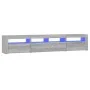 TV-Möbel mit grauen Sonoma-LED-Leuchten 210x35x40 cm von vidaXL, TV-Möbel - Ref: Foro24-3152736, Preis: 145,12 €, Rabatt: %