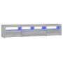 TV-Möbel mit grauen Sonoma-LED-Leuchten 210x35x40 cm von vidaXL, TV-Möbel - Ref: Foro24-3152736, Preis: 143,43 €, Rabatt: %