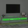 TV-Möbel mit grauen Sonoma-LED-Leuchten 210x35x40 cm von vidaXL, TV-Möbel - Ref: Foro24-3152736, Preis: 145,12 €, Rabatt: %