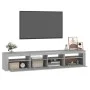 TV-Möbel mit grauen Sonoma-LED-Leuchten 210x35x40 cm von vidaXL, TV-Möbel - Ref: Foro24-3152736, Preis: 145,12 €, Rabatt: %