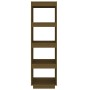 Honey brown pine shelf/space divider 40x35x135 cm by vidaXL, Bookcases and shelves - Ref: Foro24-810852, Price: 51,95 €, Disc...