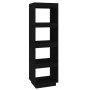 Black pine wood shelf/space divider 40x35x135 cm by vidaXL, Bookcases and shelves - Ref: Foro24-810853, Price: 62,10 €, Disco...