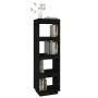 Black pine wood shelf/space divider 40x35x135 cm by vidaXL, Bookcases and shelves - Ref: Foro24-810853, Price: 55,32 €, Disco...