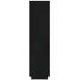 Black pine wood shelf/space divider 40x35x135 cm by vidaXL, Bookcases and shelves - Ref: Foro24-810853, Price: 55,32 €, Disco...