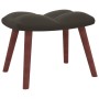 Dark gray velvet rocking chair with footrest by vidaXL, Rocking chairs - Ref: Foro24-328151, Price: 164,25 €, Discount: %