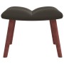Dark gray velvet rocking chair with footrest by vidaXL, Rocking chairs - Ref: Foro24-328151, Price: 164,25 €, Discount: %