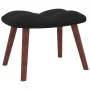 Schaukelstuhl mit Fußstütze aus schwarzem Samt von vidaXL, Schaukelstühle - Ref: Foro24-328156, Preis: 132,53 €, Rabatt: %