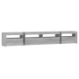 TV-Schrank mit LED-Leuchten Sonomagrau 240x35x40 cm von vidaXL, TV-Möbel - Ref: Foro24-3152728, Preis: 161,89 €, Rabatt: %
