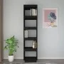 Black pine wood shelving/space divider 40x35x167 cm by vidaXL, Bookcases and shelves - Ref: Foro24-810858, Price: 78,27 €, Di...