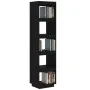 Black pine wood shelving/space divider 40x35x167 cm by vidaXL, Bookcases and shelves - Ref: Foro24-810858, Price: 78,27 €, Di...