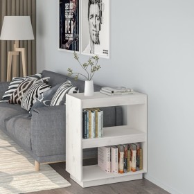 Regal aus massivem Kiefernholz weiß 60x35x71 cm von vidaXL, Bücherregale und Regale - Ref: Foro24-810860, Preis: 42,36 €, Rab...