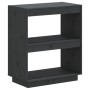 Estantería madera maciza de pino gris 60x35x71 cm de vidaXL, Librerías y estanterías - Ref: Foro24-810861, Precio: 39,64 €
