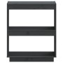 Solid gray pine wood shelf 60x35x71 cm by vidaXL, Bookcases and shelves - Ref: Foro24-810861, Price: 39,64 €, Discount: %