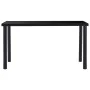 Schwarzer Esstisch aus gehärtetem Glas, 140 x 70 x 75 cm von vidaXL, Küchen- und Esstische - Ref: Foro24-281853, Preis: 187,4...