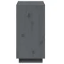 Estantería madera maciza de pino gris 60x35x71 cm de vidaXL, Librerías y estanterías - Ref: Foro24-810861, Precio: 39,64 €, D...