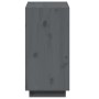 Solid gray pine wood shelf 60x35x71 cm by vidaXL, Bookcases and shelves - Ref: Foro24-810861, Price: 39,64 €, Discount: %