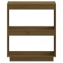Solid pine wood bookshelf in honey brown color, 60x35x71 cm by vidaXL, Bookcases and shelves - Ref: Foro24-810862, Price: 44,...