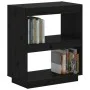 Solid black pine wood shelf 60x35x71 cm by vidaXL, Bookcases and shelves - Ref: Foro24-810863, Price: 56,57 €, Discount: %