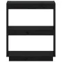 Solid black pine wood shelf 60x35x71 cm by vidaXL, Bookcases and shelves - Ref: Foro24-810863, Price: 56,57 €, Discount: %
