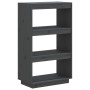Regal/Raumteiler aus grauem Kiefernholz, 60 x 35 x 103 cm von vidaXL, Bücherregale und Regale - Ref: Foro24-810866, Preis: 51...