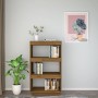 Honey brown pine shelf/space divider 60x35x103 cm by vidaXL, Bookcases and shelves - Ref: Foro24-810867, Price: 65,42 €, Disc...