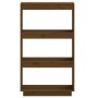 Honey brown pine shelf/space divider 60x35x103 cm by vidaXL, Bookcases and shelves - Ref: Foro24-810867, Price: 65,42 €, Disc...
