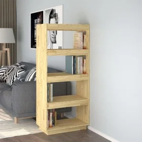 Solid pine wood shelf/divider for spaces 60x35x135 cm by vidaXL, Bookcases and shelves - Ref: Foro24-810869, Price: 63,59 €, ...