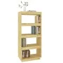 Solid pine wood shelf/divider for spaces 60x35x135 cm by vidaXL, Bookcases and shelves - Ref: Foro24-810869, Price: 63,59 €, ...