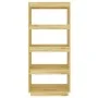 Solid pine wood shelf/divider for spaces 60x35x135 cm by vidaXL, Bookcases and shelves - Ref: Foro24-810869, Price: 63,59 €, ...