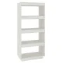 Regal/Raumteiler aus weißem Kiefernholz, 60 x 35 x 135 cm von vidaXL, Bücherregale und Regale - Ref: Foro24-810870, Preis: 60...