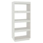 Regal/Raumteiler aus weißem Kiefernholz, 60 x 35 x 135 cm von vidaXL, Bücherregale und Regale - Ref: Foro24-810870, Preis: 60...