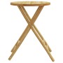 Mesa plegable de jardín de bambú Ø55x75 cm