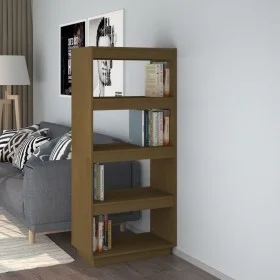 Brown pine wood shelf/space divider 60x35x135 cm by vidaXL, Bookcases and shelves - Ref: Foro24-810872, Price: 64,25 €, Disco...