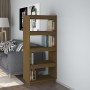 Brown pine wood shelf/space divider 60x35x135 cm by vidaXL, Bookcases and shelves - Ref: Foro24-810872, Price: 64,25 €, Disco...