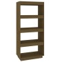Brown pine wood shelf/space divider 60x35x135 cm by vidaXL, Bookcases and shelves - Ref: Foro24-810872, Price: 64,25 €, Disco...
