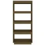Estantería/divisor de espacios madera pino marrón 60x35x135 cm de vidaXL, Librerías y estanterías - Ref: Foro24-810872, Preci...