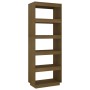 Brown pine wood shelf/space divider 60x35x167 cm by vidaXL, Bookcases and shelves - Ref: Foro24-810877, Price: 85,97 €, Disco...