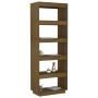 Brown pine wood shelf/space divider 60x35x167 cm by vidaXL, Bookcases and shelves - Ref: Foro24-810877, Price: 85,97 €, Disco...