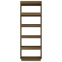 Brown pine wood shelf/space divider 60x35x167 cm by vidaXL, Bookcases and shelves - Ref: Foro24-810877, Price: 85,97 €, Disco...