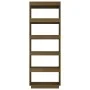 Estantería/divisor de espacios madera pino marrón 60x35x167 cm de vidaXL, Librerías y estanterías - Ref: Foro24-810877, Preci...